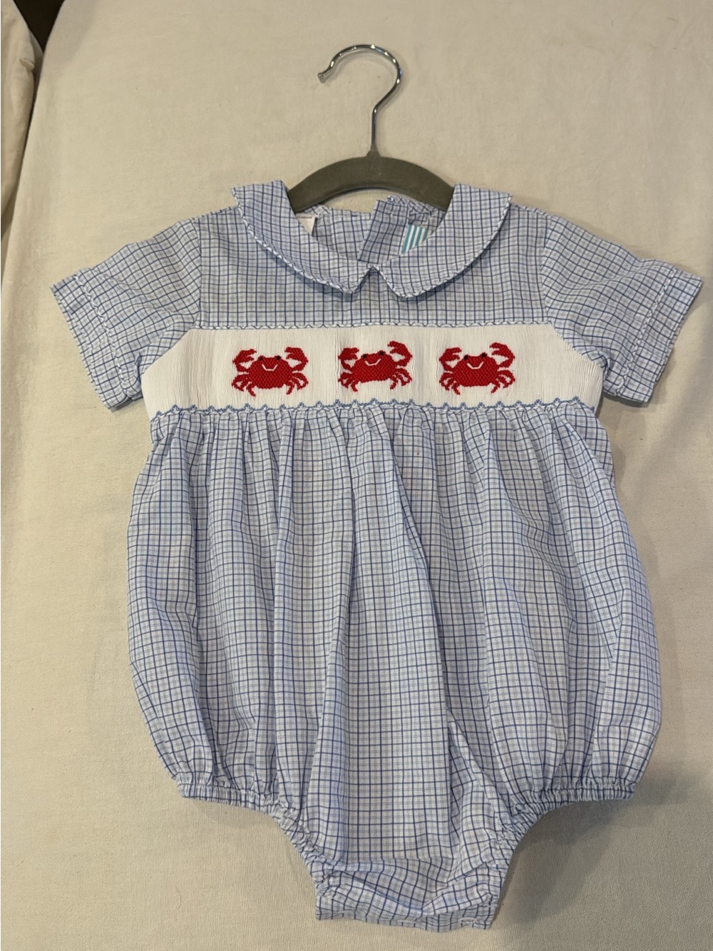 Southern Sunshine Crab Smocked Bubble